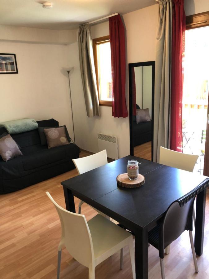 Studio Vue Piste + Parking Souterrain Privatif Inclus Les Orres Luaran gambar